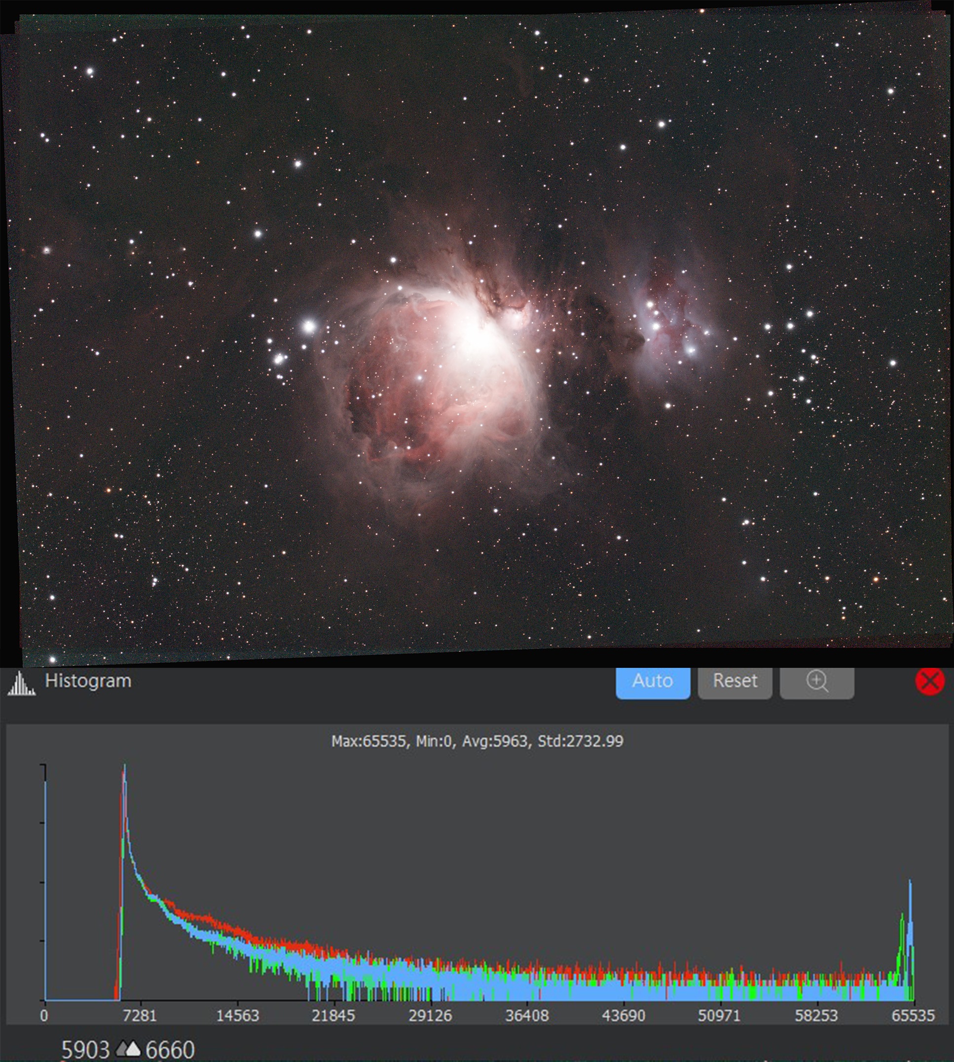 M42 stacked L-Quad